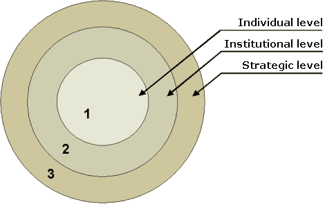 Figure 3: Capacity building at different levels